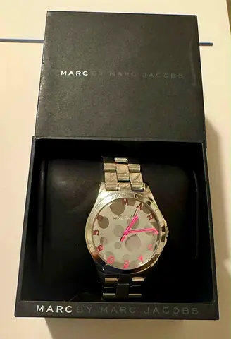 Marc by Marc Jacobs ladies stainless steel watch with original box