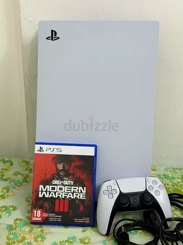 Sony PlayStation 5 Console Disc Edition Normal - White One Controller One Game ( Good Condition)