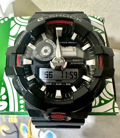 Casio G-Shock GA -700-1 ADR Analog-Digital Watch (Black) - Used