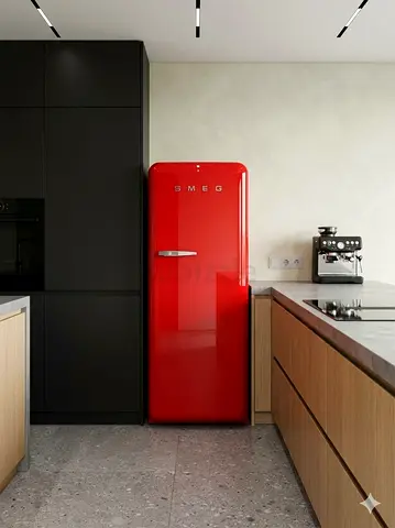 Smeg Retro Style Refrigerator freezer 281 litres capacity