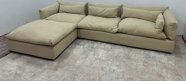 Like new condition marina home lshape sofa