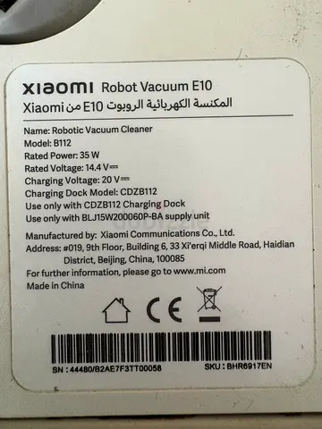 Xiaomi Robot vacuum E10
