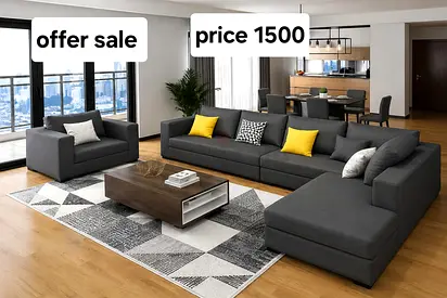 Contemporary living sofa