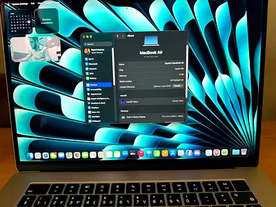 MacBook Air M3 Eng/Arabic Middle East 512gb silver 15.3 inch Apple warranty 2027