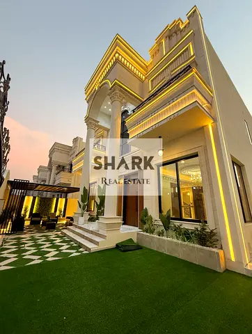Luxurious classic villa in Al-Hilw | 6 master bedrooms + roof + VIP finishing | Freehold ownership