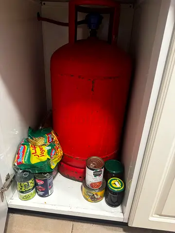 Red Gas Cylinder Large