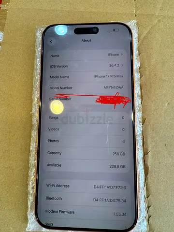 iPhone 17 pro max physical sim