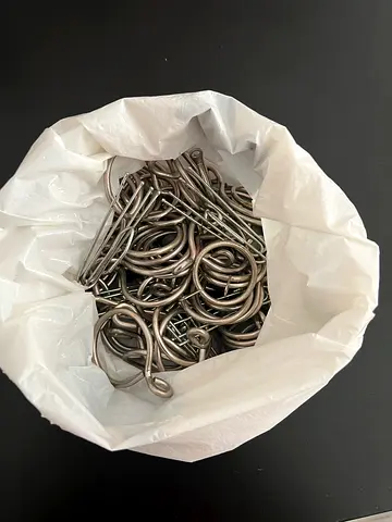 Curtain metal rings