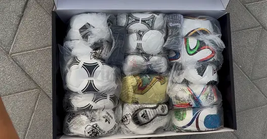 Full Historical FIFA World Cup Official Match Ball Set (1970-2026) - Collectors Display