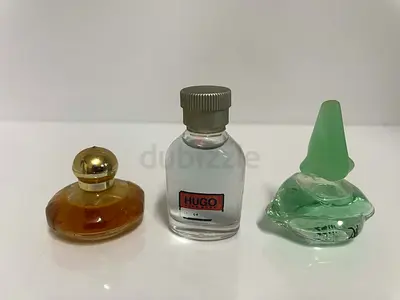 Lot of 3 Miniatures perfume Salvador Dali , Hugo Boss RARE