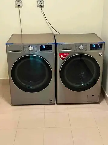 LG direct drive 9kg washer  Heat-pump 9kg dryer set