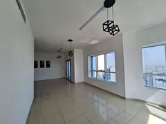Luxury two-bedroom apartment with a living room for annual rent in Al Majaz 3, Sharjah. Includes a s