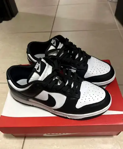 Nike Dunk Low Panda - Black  White, Worn Once, Size Available