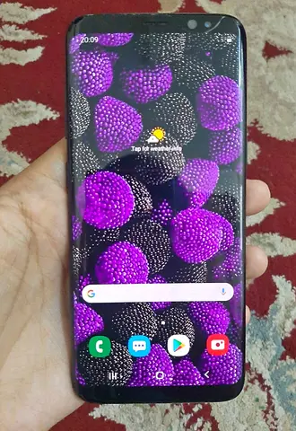 Samsung Galaxy S8 64GB Storage 4GB RAM Double Sim Card Tra Display Creak Shade And Need Bettery