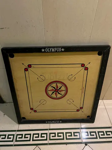 Wooden Carrom Board (Olympus) - Good Used Condition