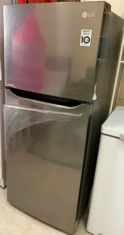 LG Top Mount Freezer Refrigerator, Stainless Steel, 243 L