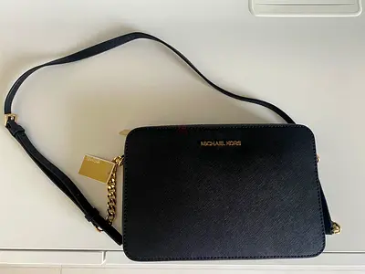 Michael Kors Black Saffiano Leather Crossbody Bag - brand new with tags