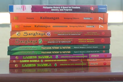 Philippine Textbooks From Grades 5 - 7
