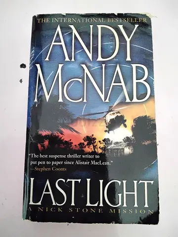 Last Light by Andy McNab (Nick Stone Thriller Novel) - Paperback