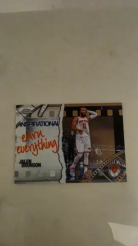 Jalen Brunson — Topps Chrome Inspirational