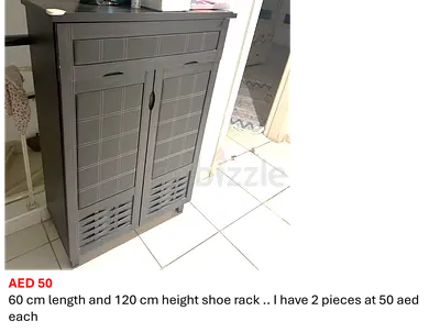 Move Out Sale - Multiple items - Shoe rack