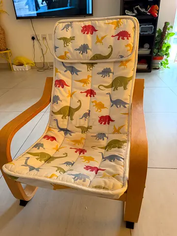 Comfortable kids Armchair with Dinosaur print