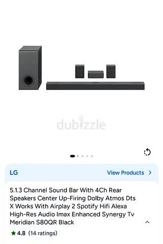 Compact Black Home Audio Speaker