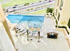 Like a brand new 3bhk gym pool 1parking/ open view