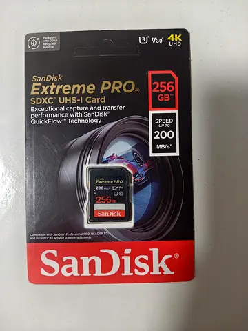 SanDisk Extreme PRO 256GB SDXC UHS-I Card -  (New, Sealed)
