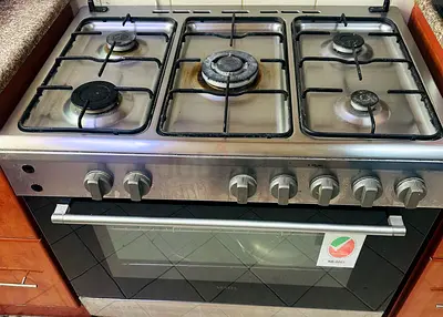 Used Whirlpool 5-Burner Gas Cooker with Oven - Good Working Condition