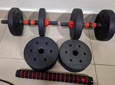 Dumbbells and Barbells set 14kgs