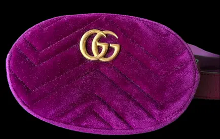 Gucci Belt Bag - Purple Velvet