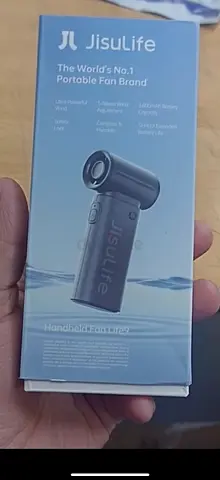New JisuLife Portable Handheld Fan - Compact Rechargeable