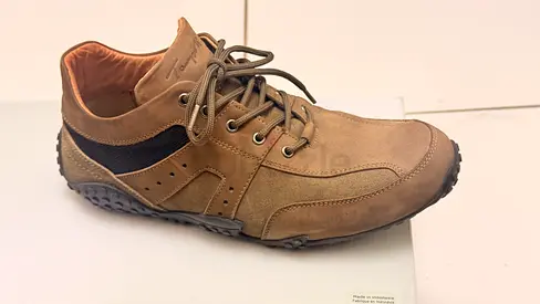 Used Brown Casual Mens Sneakers - Size Noted
