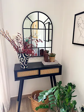 Table and mirror