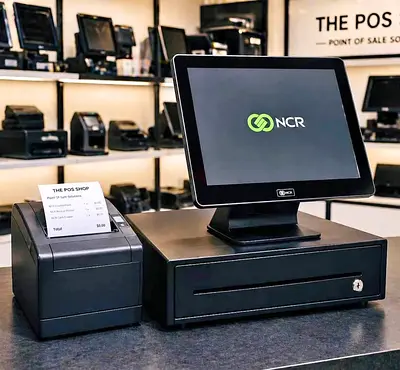 NCR All-in-One POS System with Receipt Printer  Cash Drawer and Software