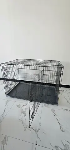 Used metal and Foldable Pet cage/crate for BIG Dogs with removable tray - good condition
