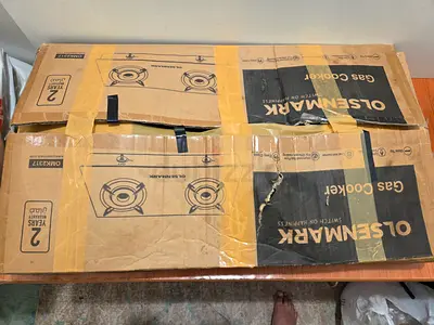 Olsenmark Double Burner Gas Cooker
