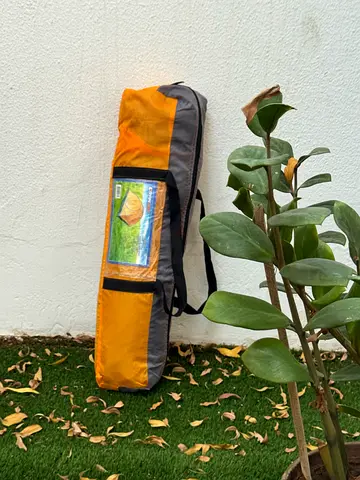 2-person camping tent in carry bag —only used once in excellent condition