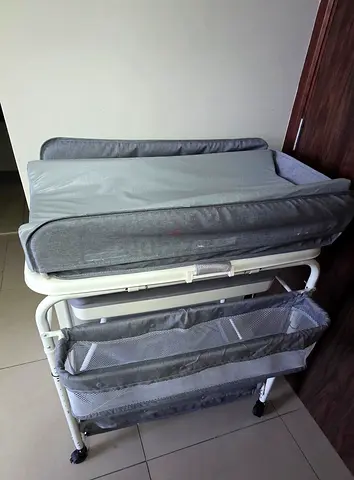 COOLBABY Portable Baby Changing Table, Foldable Changing Table Dresser Changing Station for Infant