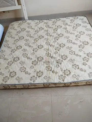 Used King Mattress - Good Condition, Floral Pattern