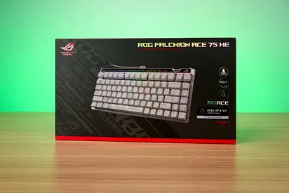 ASUS ROG Falchion Ace 75 HE Gaming Keyboard SIGNED by KRIS HUANG one of a kind msi aours alien