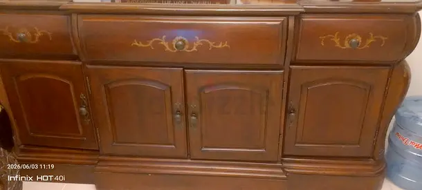Solid Wood Sideboard / Buffet Cabinet - Classic Design