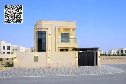 A villa for sale in Ajman, ready to move in, including all registration and ownership fees. Located near Sheikh Mohammed Bin Zayed Road. Freehold owne
