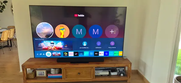 85-inch Smart LED TV in good condition (Samsung/other) — used, working