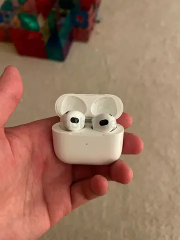 Used Apple AirPods (3rd gen style) with Charging Case (Left earbud has defect)