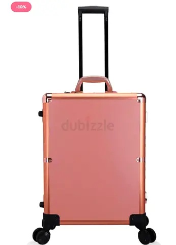 Beauty trolley bag with light
