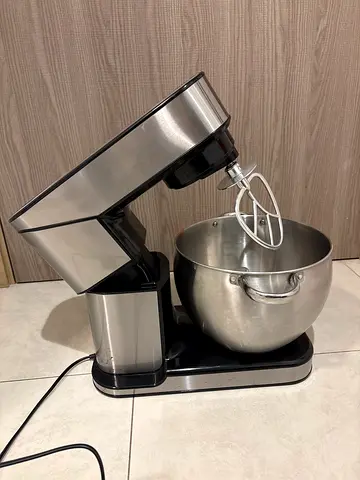 Stainless Steel Stand Mixer with Bowl and Beater - Good Condition