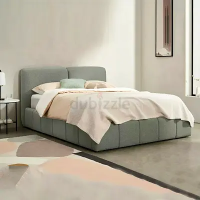✅ Brand New Luxury Velvet Bed Queen Size with Spring Mattress