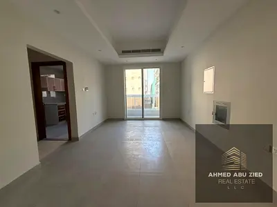 A distinctive 1BHK, first occupancy, for annual rent in Al Hamidiya. master BR , 2 bath, balcony, f